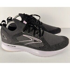 Brooks Womens 10 Levitate Stealthfit 5 1203591B056  Black Lilac EU42